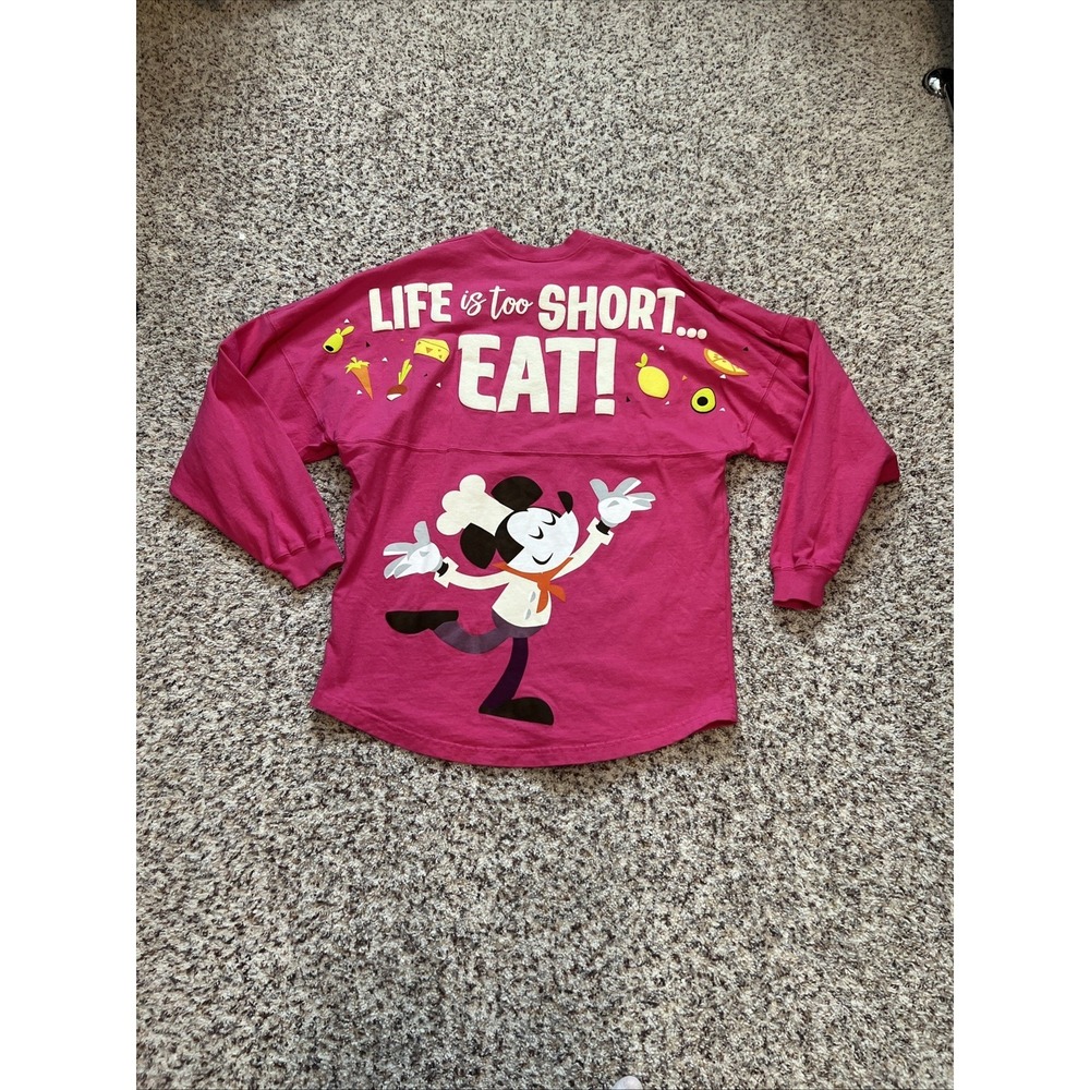 Disney Food & Wine Festival Spirit Jersey Unisex Small S Pink Mickey Graphic
